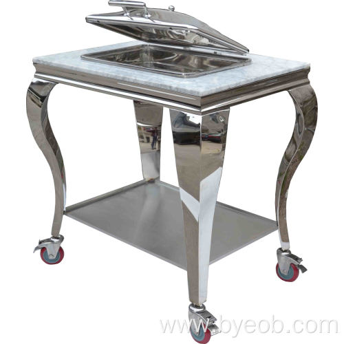 Mobile Chafing Dish with Table and Buffet Heater